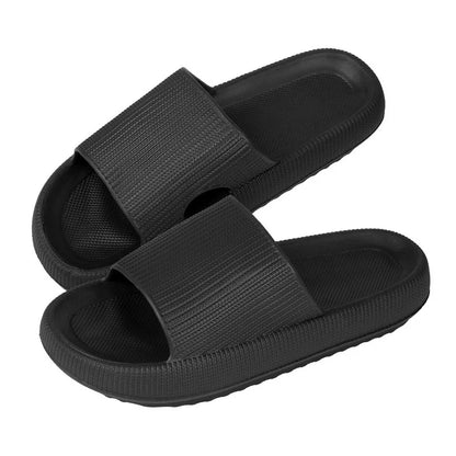 Leopard Print Cloud Slippers For  Men