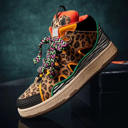 Luxury Leopard Ankle Boots for Men & Women | Jungle Line  