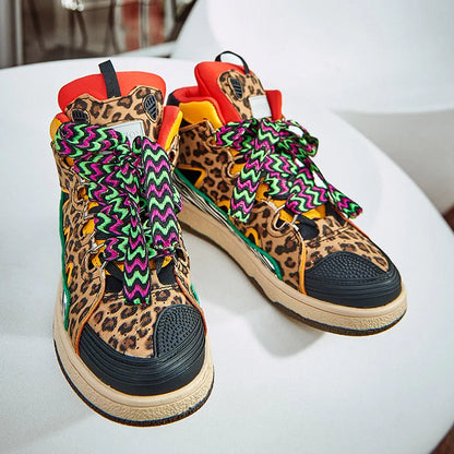 Luxury Leopard Ankle Boots for Men & Women | Jungle Line  