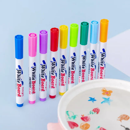 Water Floating Pen Magical Ink Pens With Spoon Floating