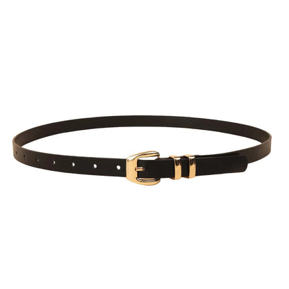 Leopard Print Pu Women's Belt Trendy Casual Versatile
