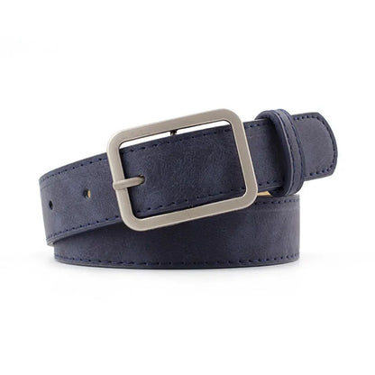 Leopard Print Pu Belt Unisex Fashion Personality Simple