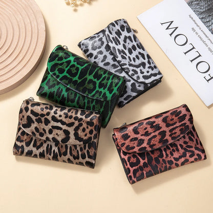 Female Coin Purse Genuine Leather Short Women Wallet