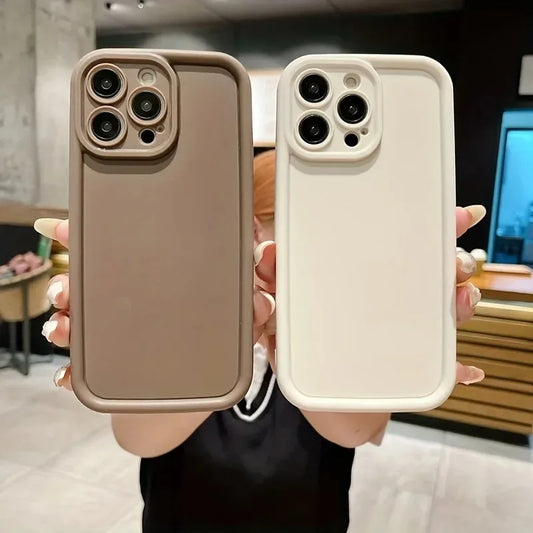 Luxury Candy Color Silicone Phone Case For IPhone 11 13 12 14 15 16 Pro Max 15 Pro 14 PLUS Shockproof Cover Iphone 11 Pro Case
