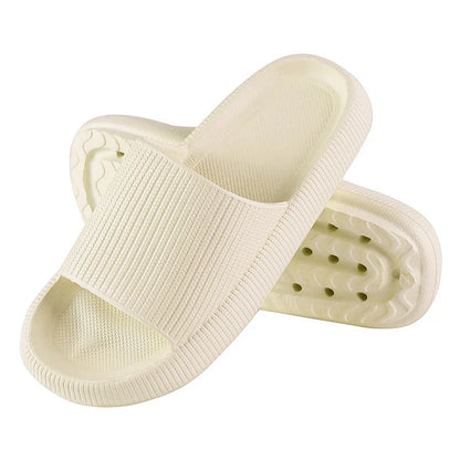 Leopard Print Cloud Slippers For  Men