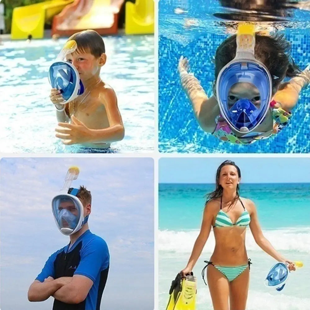 Underwater Scuba Anti Fog Full Face Diving Mask Snorkeling