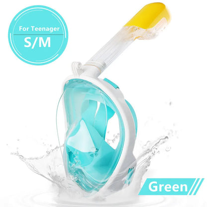 Underwater Scuba Anti Fog Full Face Diving Mask Snorkeling