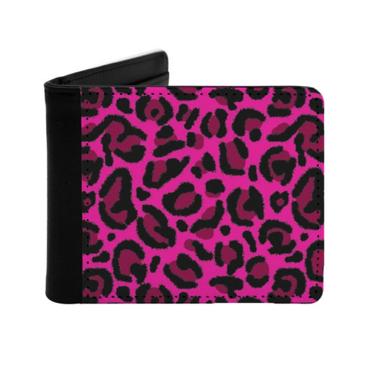 Hot Pink Y2K Aesthetic Leopard Print Personalized Men's