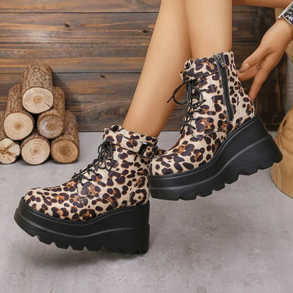 Ladies Shoes Large Size Ankle Women's Boots