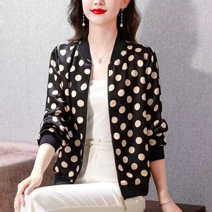 New Summer Fashionable Large Size Short Jacket For Women Loose Fit Sun Protection Clothing V-Neck Cardigan Top For Elderly