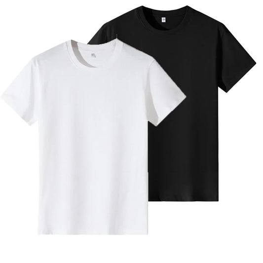 Plus Size 100% Cotton Women Tops 2025 Summer Oversized Casual Short Sleeve T-shirt Tee  Large Size Pullover Korean Female Clothi