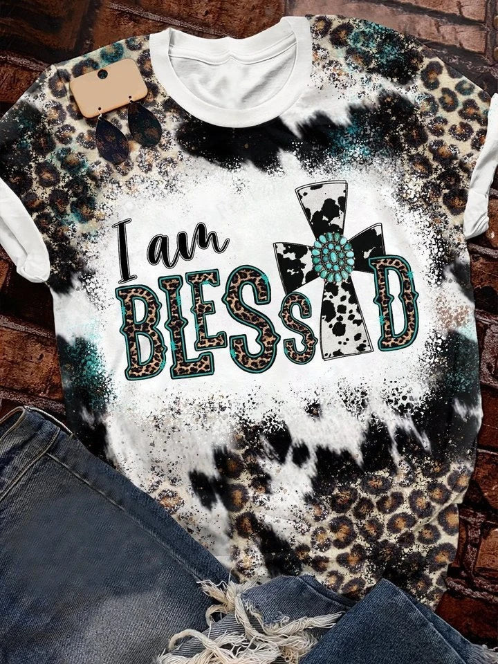 Jesus Cross T Shirt Gold Sunflower 3d Print T-shirt Women