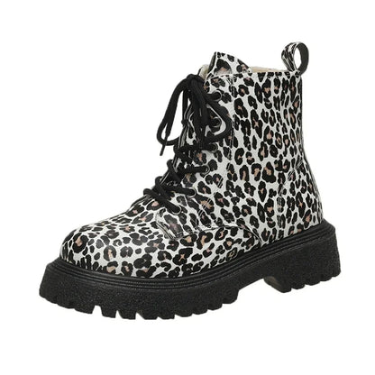 Trend New Snow Boots Winter Walking Mujer Goth Motorcycle