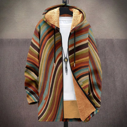 3D Men Cardigans Coats Tiger Loong Printed Plush