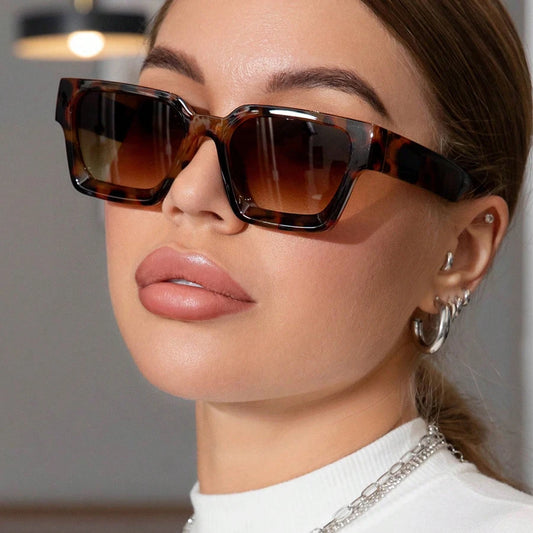 Fahion Vintage Small Square Sunglasses  Women