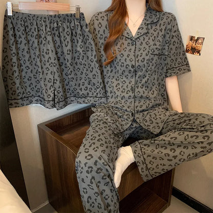Women's Senior Sense of Leopard Print Spring and Summer