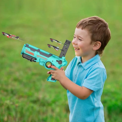Children's Toy for Boys 3 to 5 Years Ejection Aircraft Shooting Game