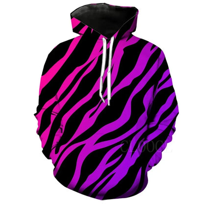 3D printed Harajuku men's sportswear leopard print men's