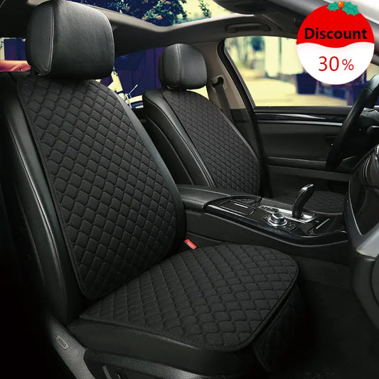 Universal Car Seat Cover Protector Linen Front Rear Back