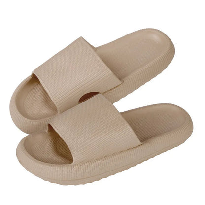 Leopard Print Cloud Slippers For  Men