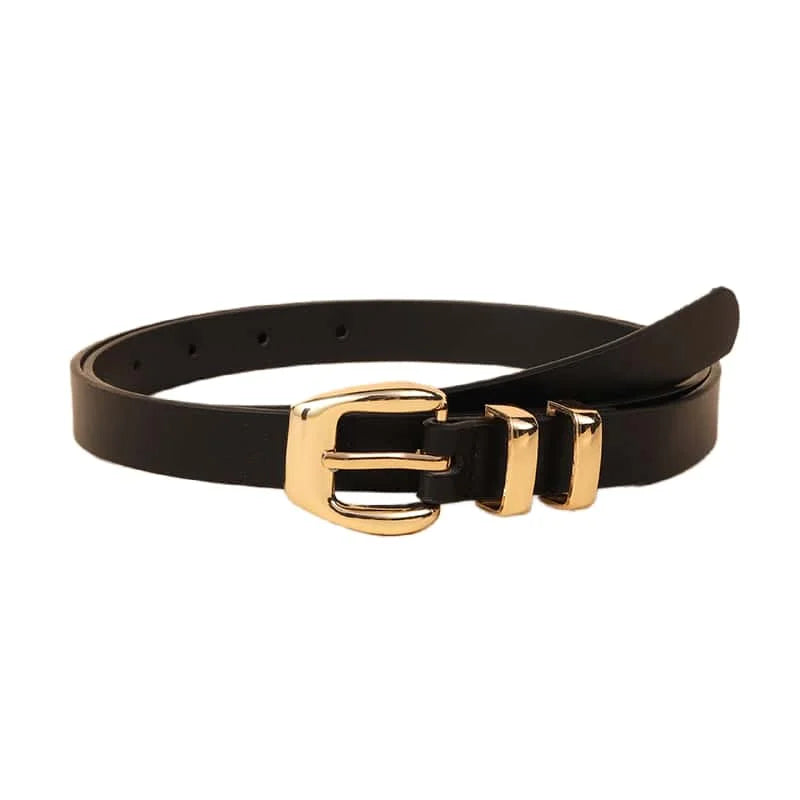 Leopard Print Pu Women's Belt Trendy Casual Versatile