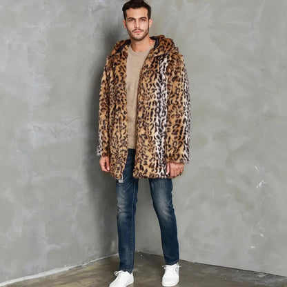 Mens Clothing New Leopard Print Mens Hat Throwing