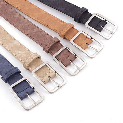 Leopard Print Pu Belt Unisex Fashion Personality Simple