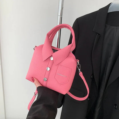 PU Square Compact Shoulder and Crossbody Bags Unique