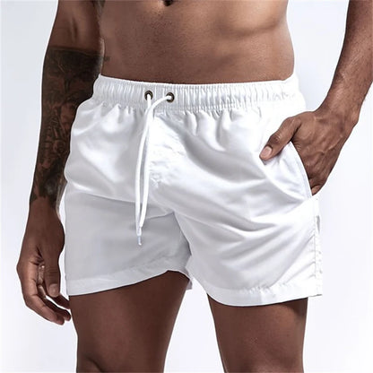 Mens Swim Trunks with Pockets Mesh Liner Summer