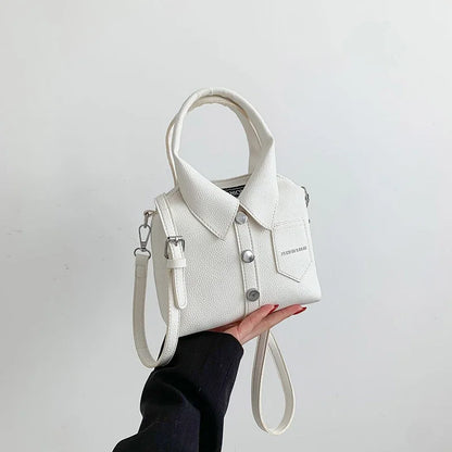 PU Square Compact Shoulder and Crossbody Bags Unique