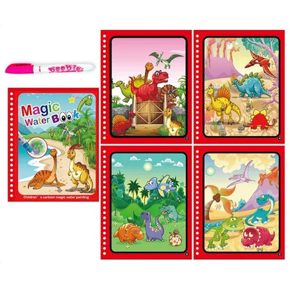 Drawing Coloring Books for Kids Magic Water Book with Pen