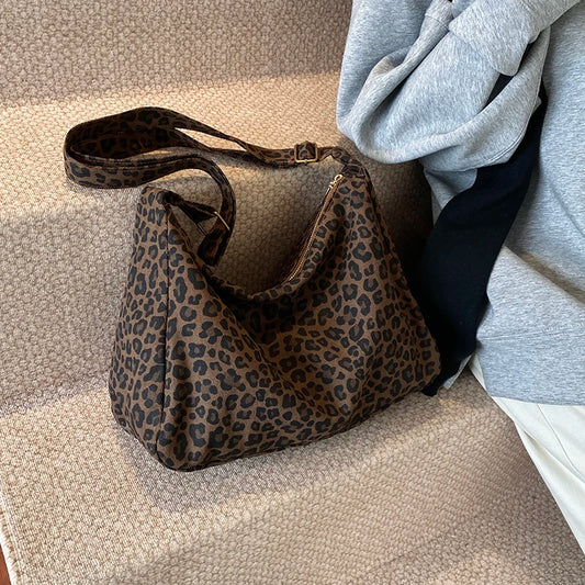 Trendy Casual Soft Textile Women's Shoulder Bag