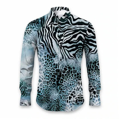 Men's New Fashion Long-Sleeved Shirts Casual Autumn
