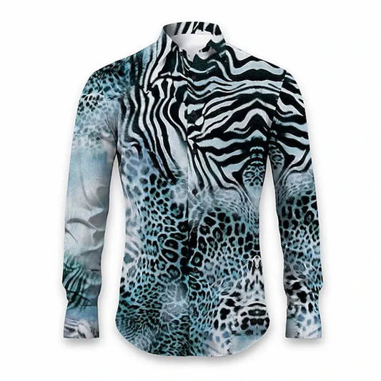 Men's New Fashion Long-Sleeved Shirts Casual Autumn