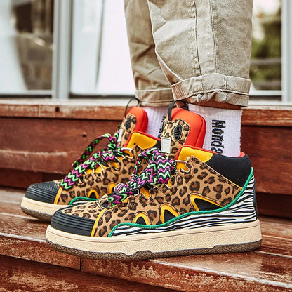 Luxury Leopard Ankle Boots for Men & Women | Jungle Line  