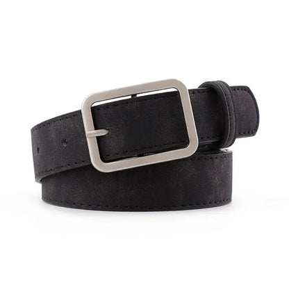 Leopard Print Pu Belt Unisex Fashion Personality Simple