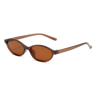 Retro Oval Frame Sunglasses Fashion Personalized Trendy