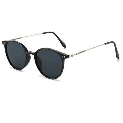 New korean fashion vintage round sunglasses for women