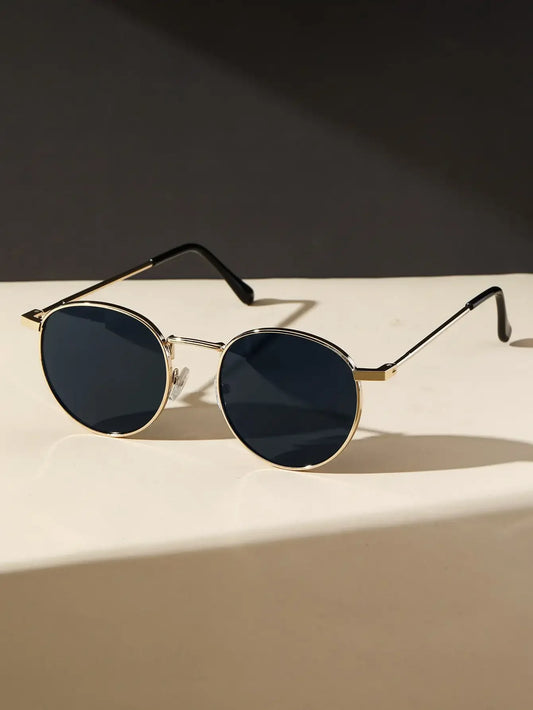 Round Frame Vintage Y2K Casual Sunglasses