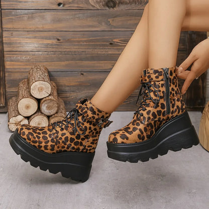 Ladies Shoes Large Size Ankle Women's Boots