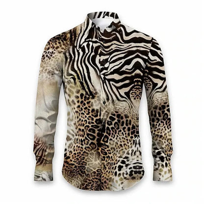 Men's New Fashion Long-Sleeved Shirts Casual Autumn