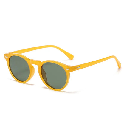 Retro Round Sunglasses Men Women Fashion