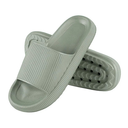 Leopard Print Cloud Slippers For  Men