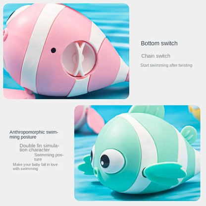 Bath Toys Cute Swimming Clown Fish Bath Toy for Toddlers