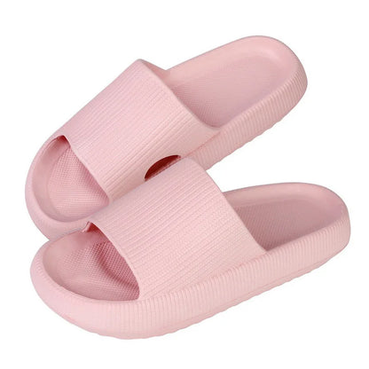 Leopard Print Cloud Slippers For  Men