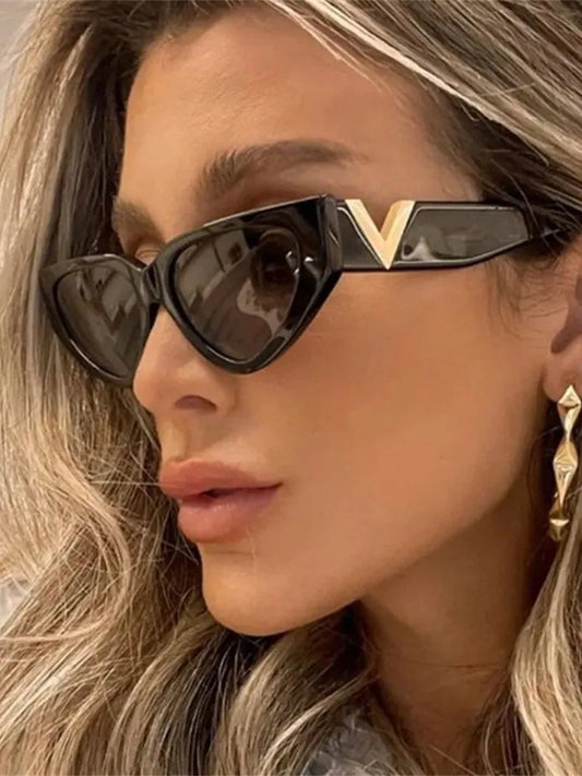 Luxury Vintage Cat Eyt Sunglasses Women