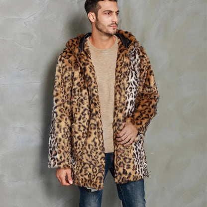 Mens Clothing New Leopard Print Mens Hat Throwing