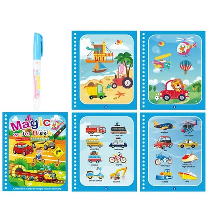 Drawing Coloring Books for Kids Magic Water Book with Pen