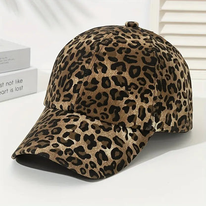 Casquette Baseball Imprimé Léopard – Style & Élégance Unisexes